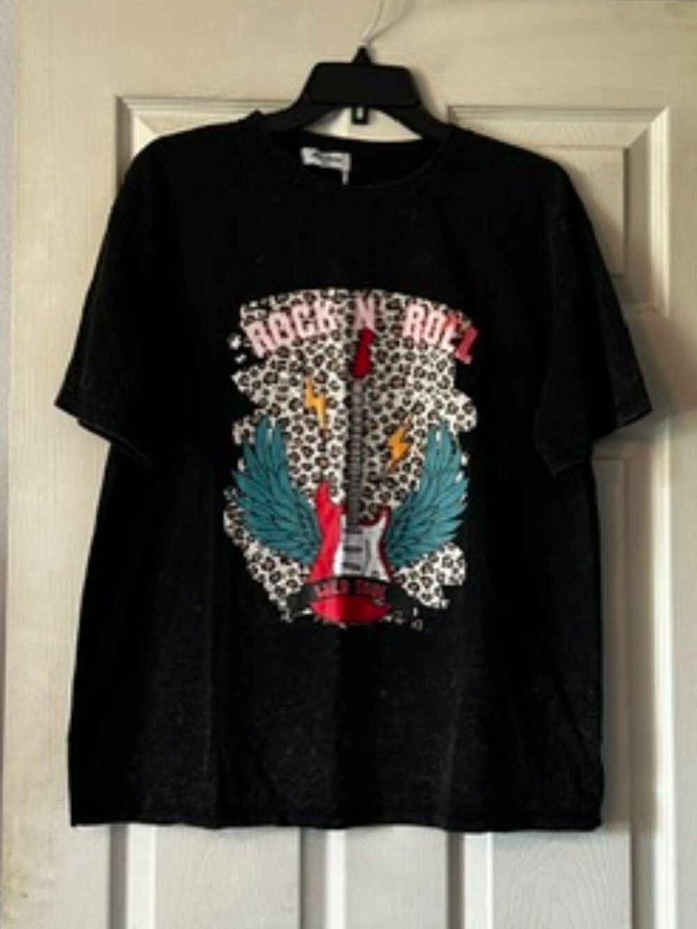 NWT Miss Charm Paris Rock N' Roll T-Shirt - Large
